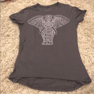 dark grey t shirt